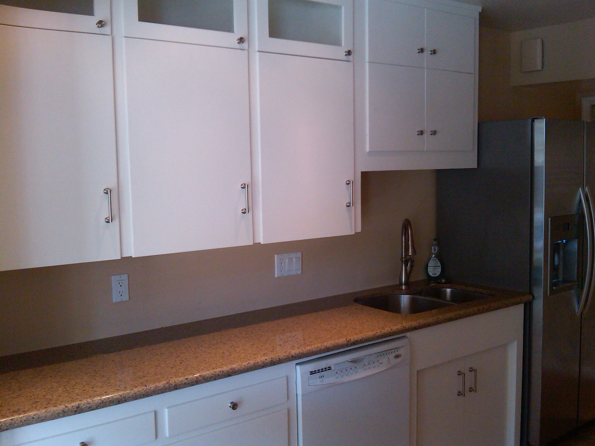 Repainting Old Kitchen Cabinets And Making A New One The